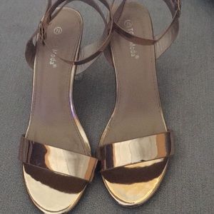 Rose gold heels